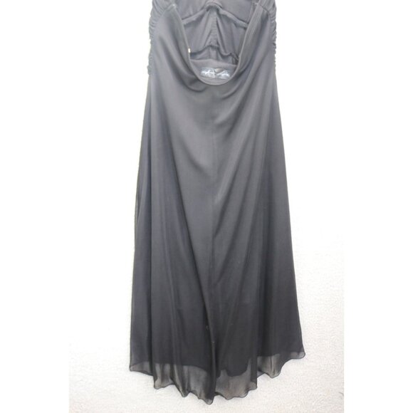 City Triangles Halter Style Beaded Mesh Dress-Size Small-Goth-Fairy-Grunge - Picture 11 of 12